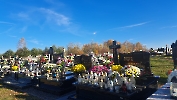 Dzień zaduszyny i modlitwa różańcowa za zmarłych z wypominkami na starym cmentarzu, 2.11.2024