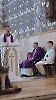 Rekolekcje Wielkopostne przewodniczy ks.Tomasz Chudy wikariusz z Parafii Podwyższenia Krzyża Świętego z Częstochowy. Kiermasz Wielkanocny, 6.04.2025_8