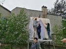 Przygotowanie ołtarza na Boże Ciało, 10.06.2020 r.